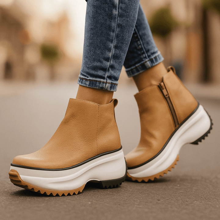 Natasha - Sturdy Leather Boots