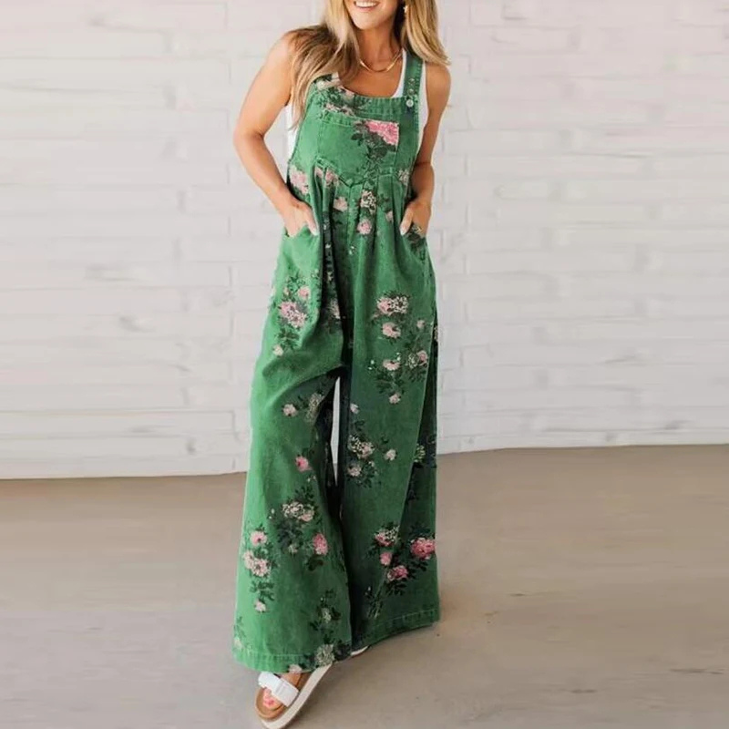 Octavia - Relaxed Cotton Jumpsuit