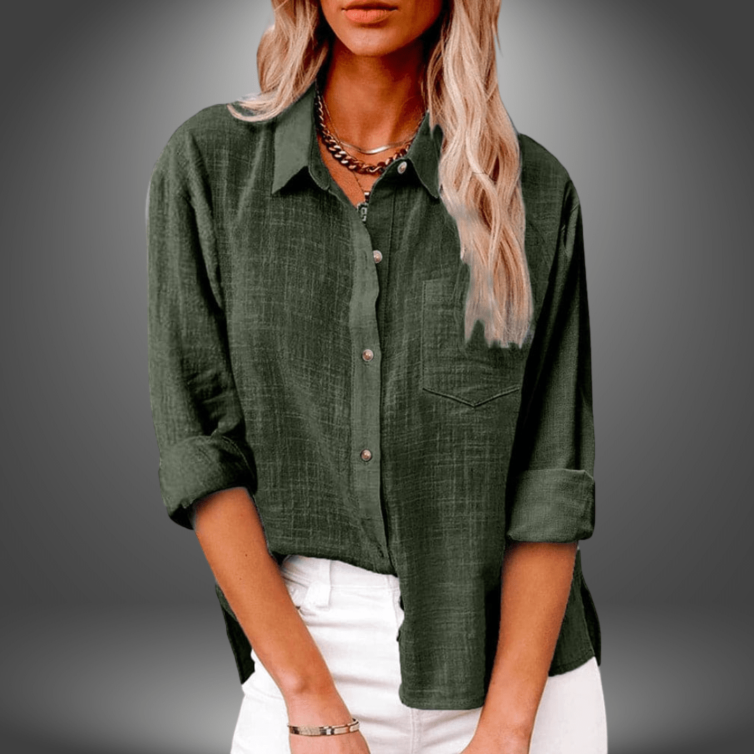 Thalia - Soft Linen Blouse