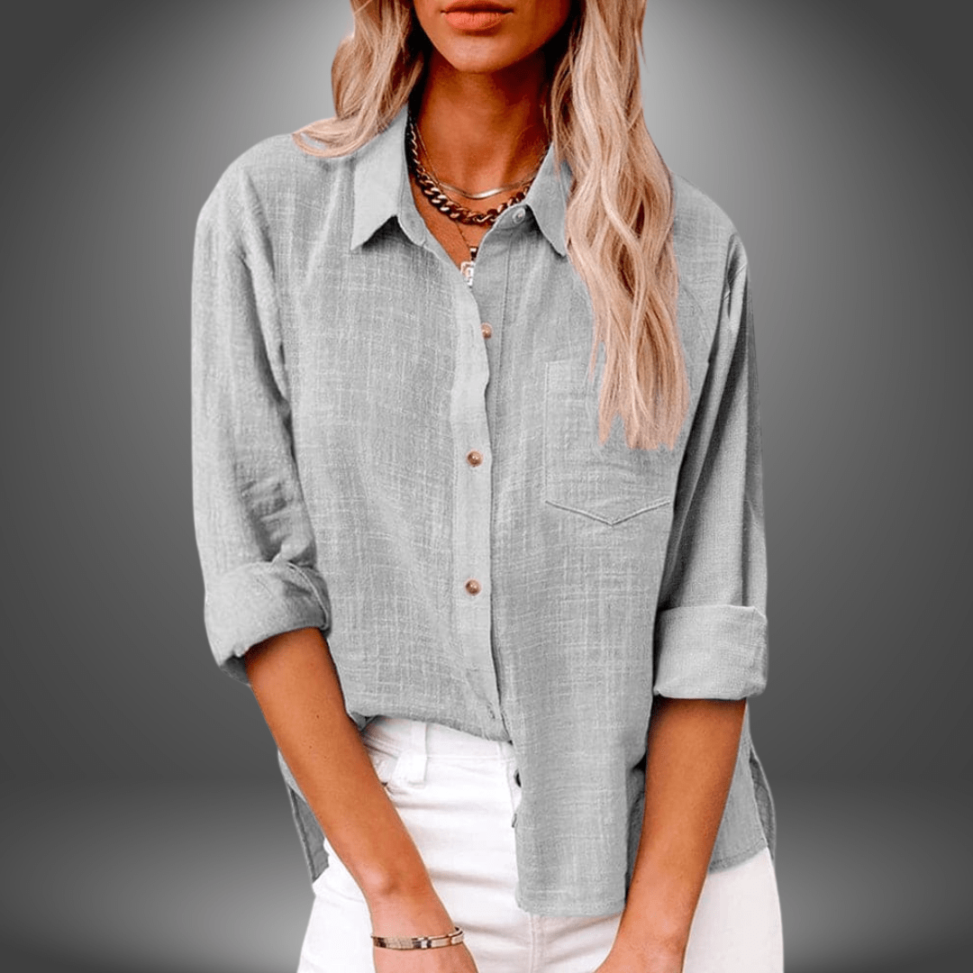 Thalia - Soft Linen Blouse