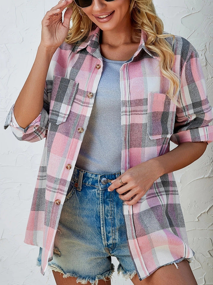 Rachel - Soft Checkered Shirt