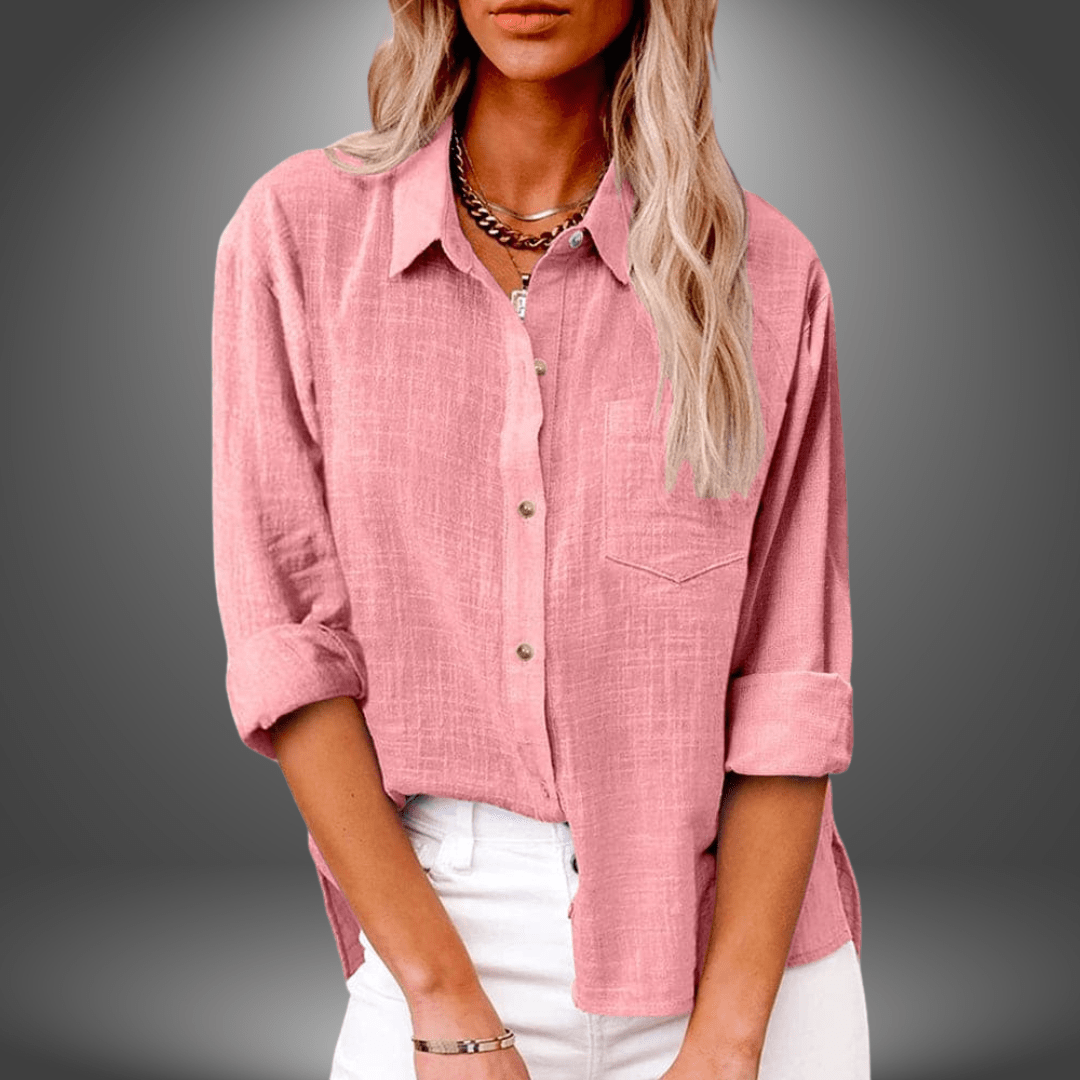 Thalia - Soft Linen Blouse