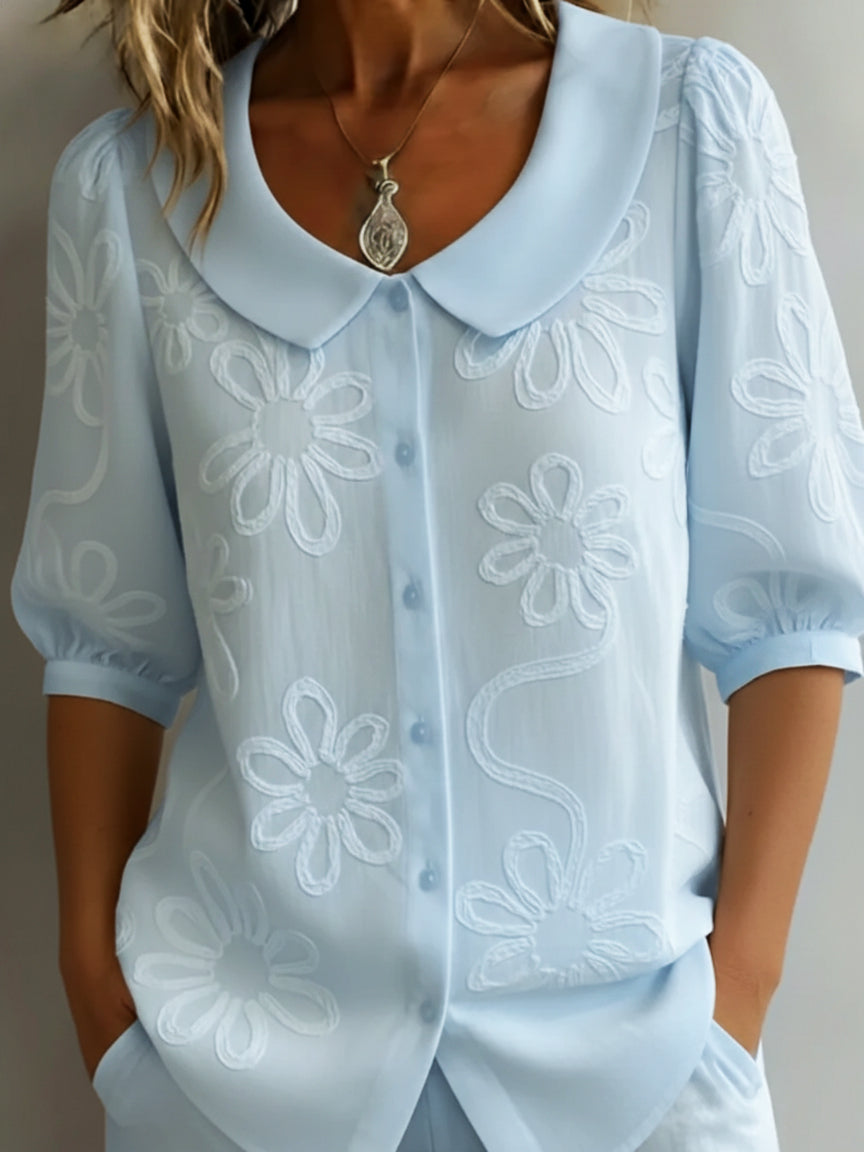 Jane - Soft Floral Blouse