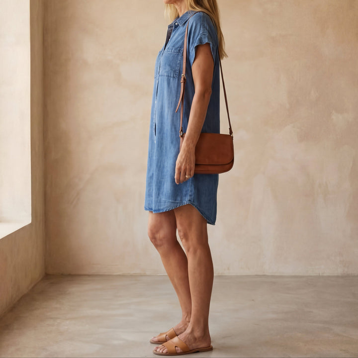 Naomi - Cozy Denim Dress