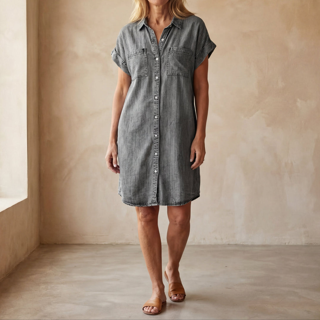 Naomi - Cozy Denim Dress