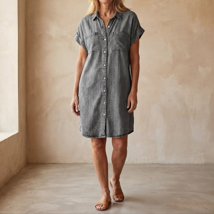 Naomi - Cozy Denim Dress