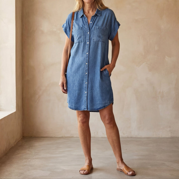 Naomi - Cozy Denim Dress