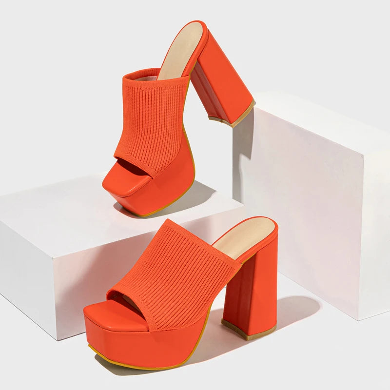 Dana - Chic Knit Sandals