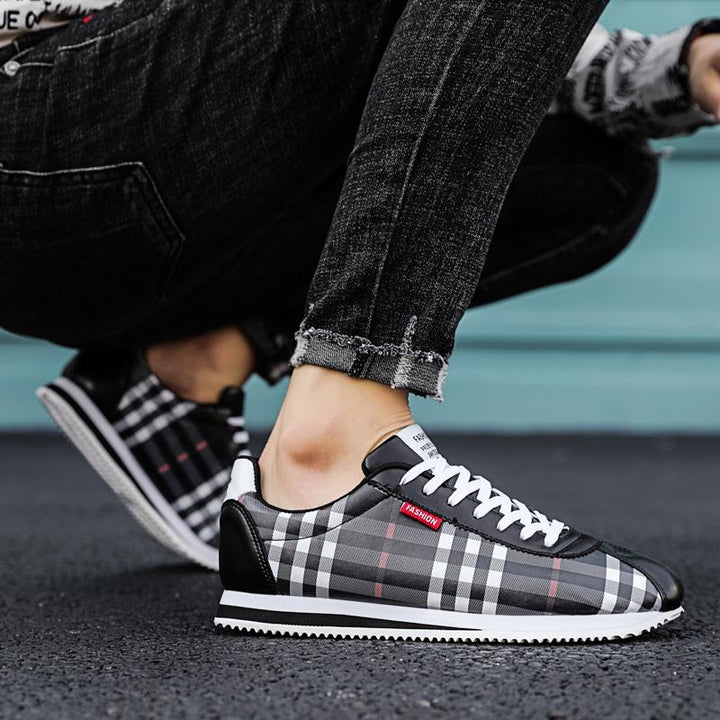 Sebastian - Bold Plaid Sneakers