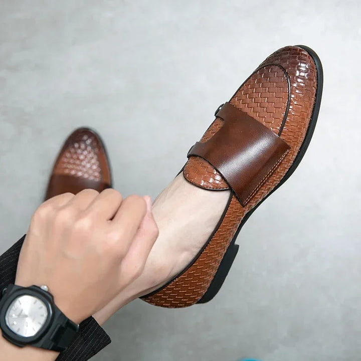 Anson - Polished Woven Loafer