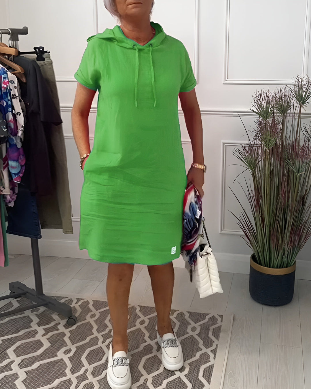 Quorra - Relaxed Hoodie Dress