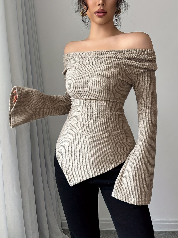 Zaylee - Textured Ribbed Blouse