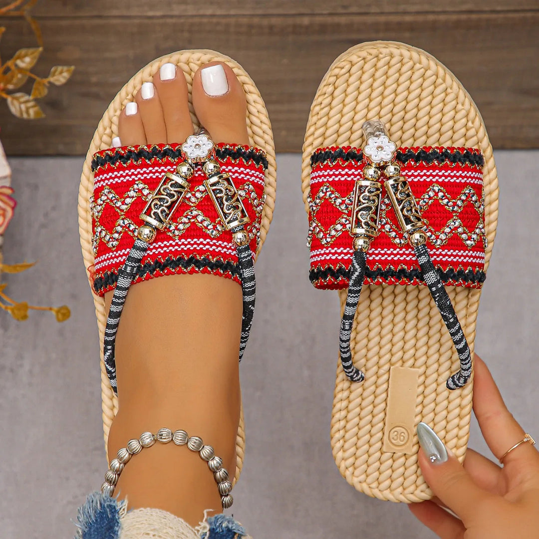 Veda - Cozy Woven Sandals
