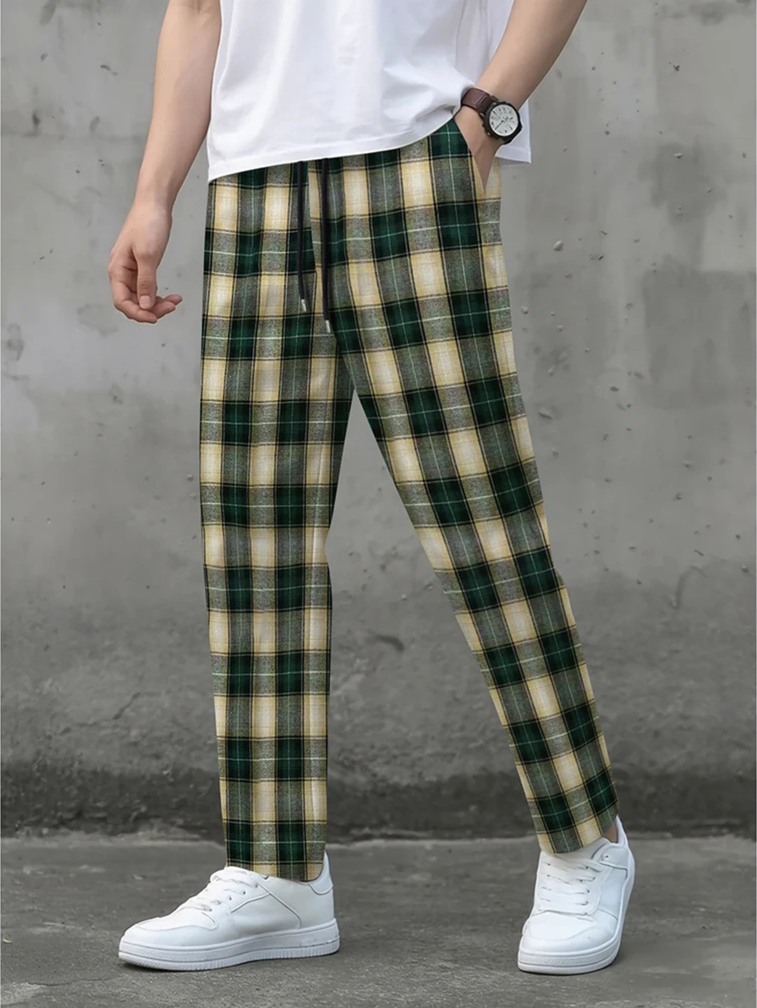 Raphael - Soft Plaid Pants