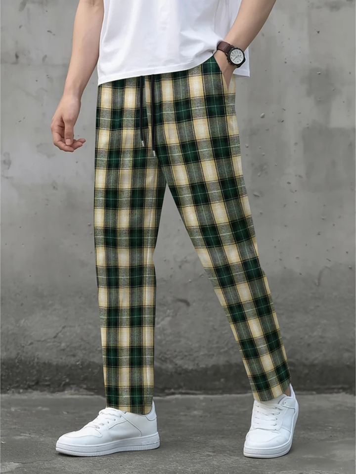 Raphael - Soft Plaid Pants