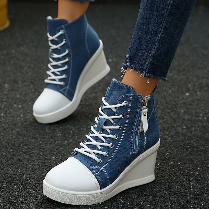 Penelope - Stylish Wedge Sneakers