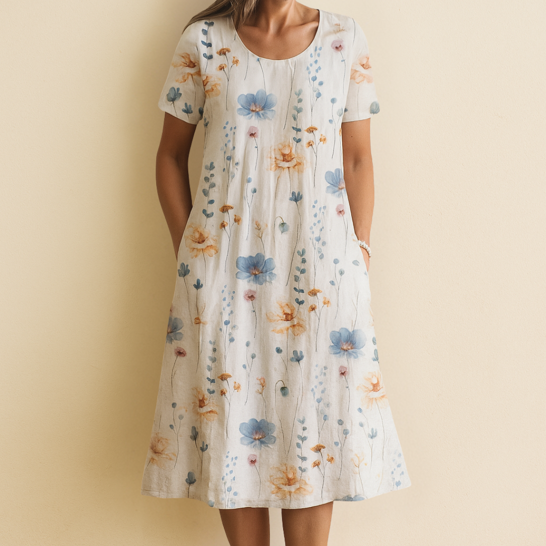 Orla - Soft Leaf Dress