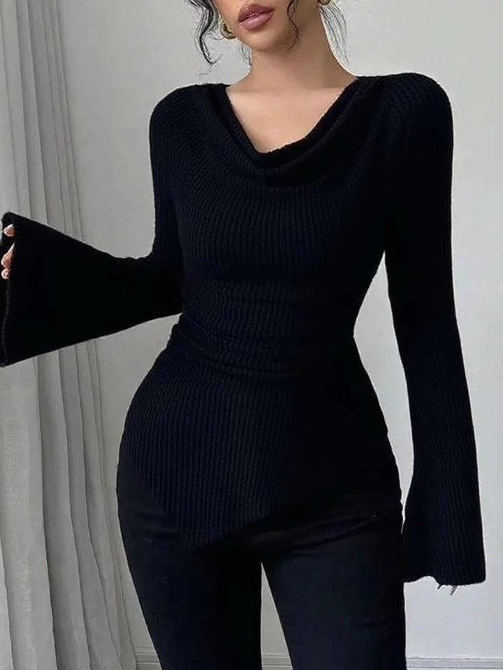 Zaylee - Textured Ribbed Blouse