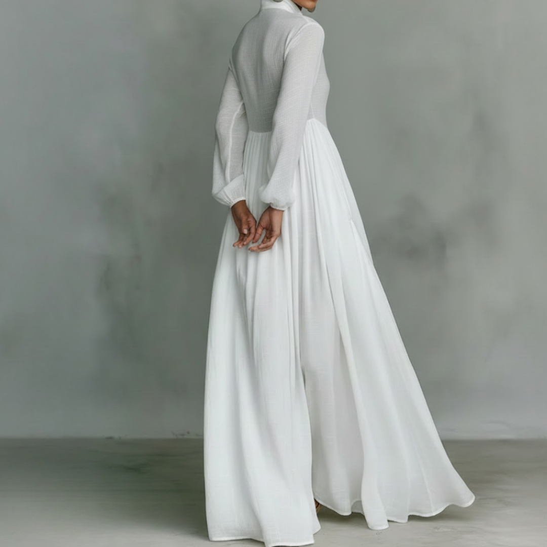 Xalina - Flowing Silk Dress