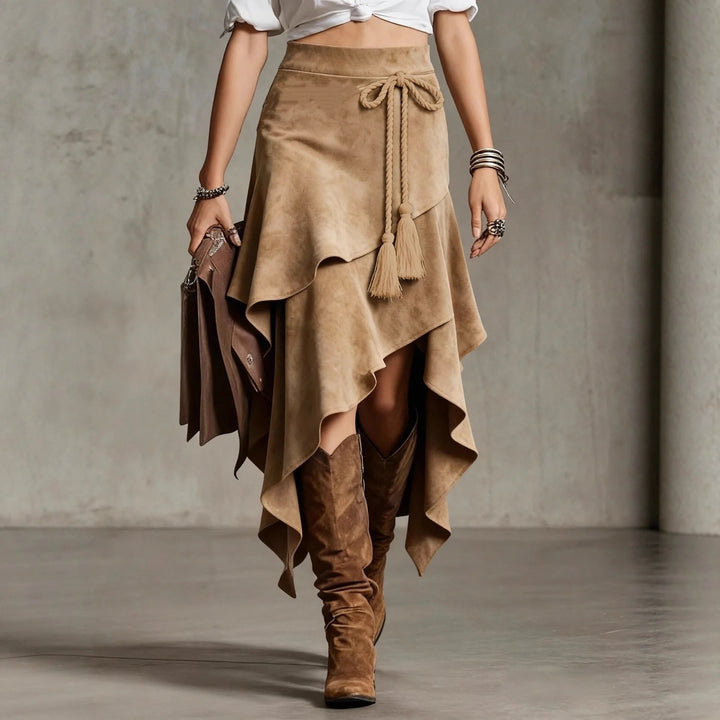 Freya - Soft Suede Skirt