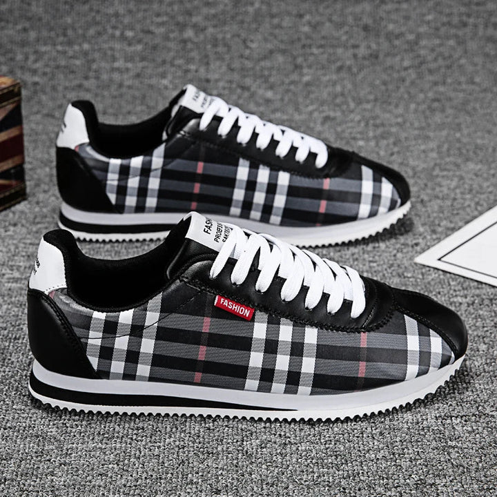 Sebastian - Bold Plaid Sneakers