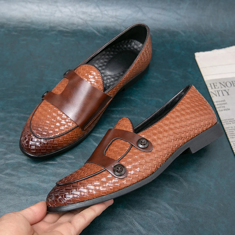 Anson - Polished Woven Loafer