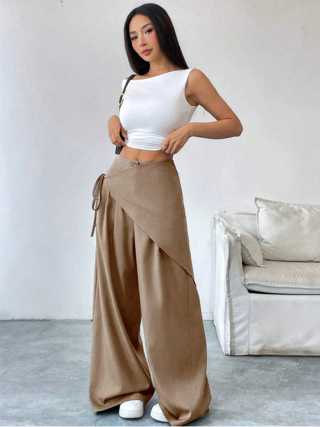 Maya - Fluid Wrap Pants