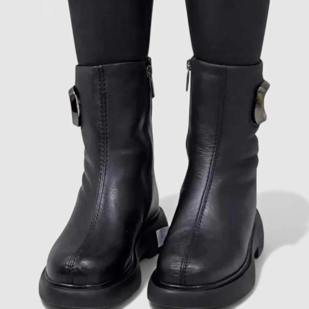 Josie - Elegant Glossy Boots