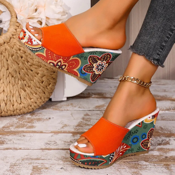 Esme - Vibrant Velvet Sandal