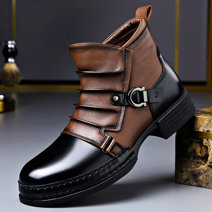 Warren - Sturdy Glossy Boots