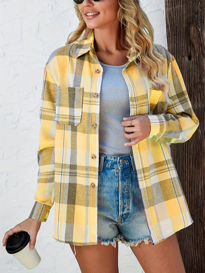 Rachel - Soft Checkered Shirt