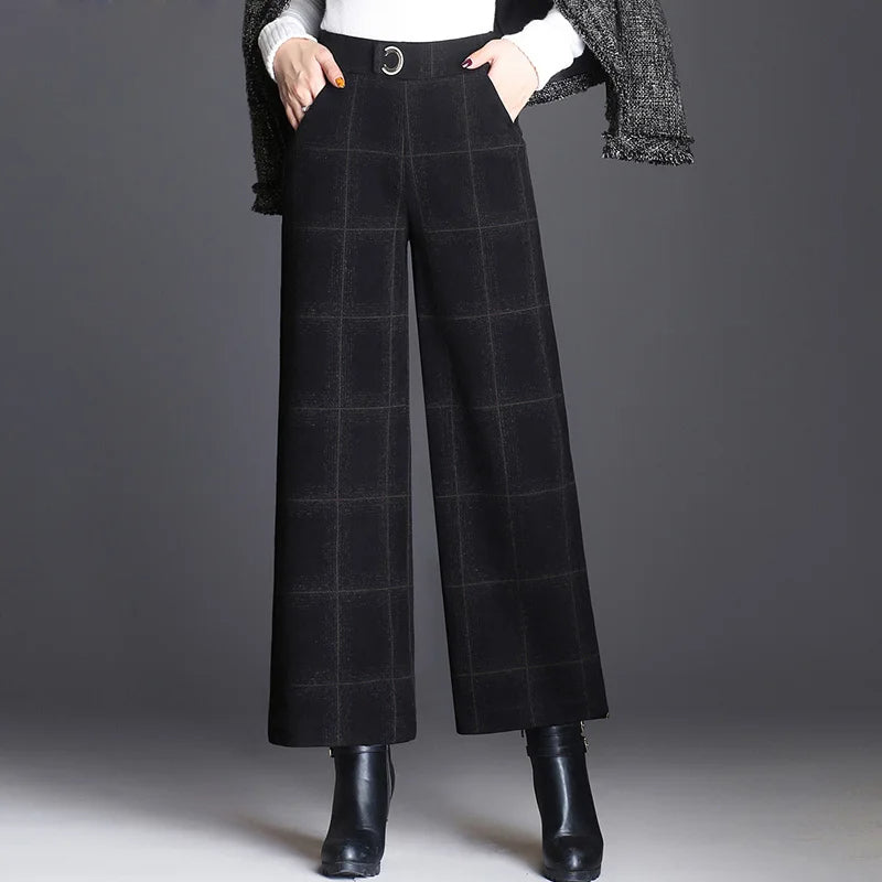 Harley - Cozy Plaid Pants