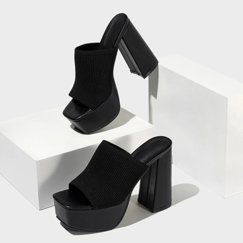 Dana - Chic Knit Sandals