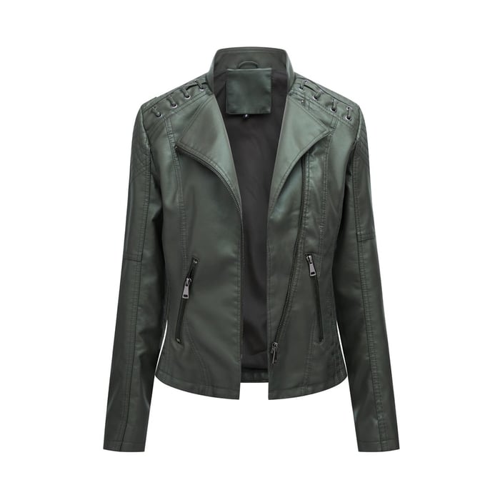 Raven - Edgy Satin Jacket
