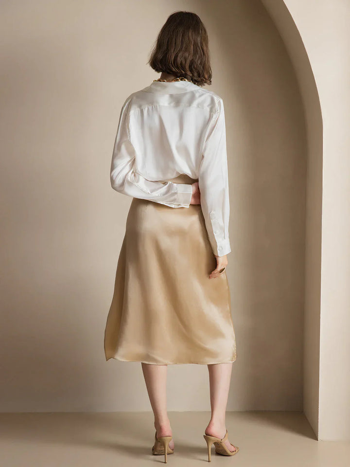 Libby - Soft Satin Blouse