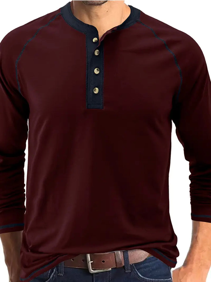 Palmer - Sleek Cotton Henley