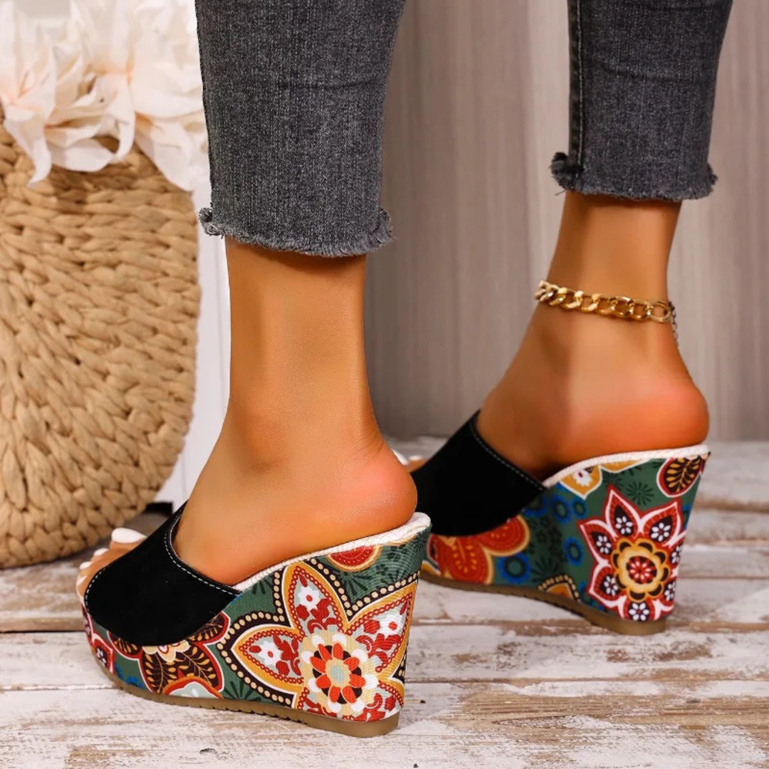 Esme - Vibrant Velvet Sandal