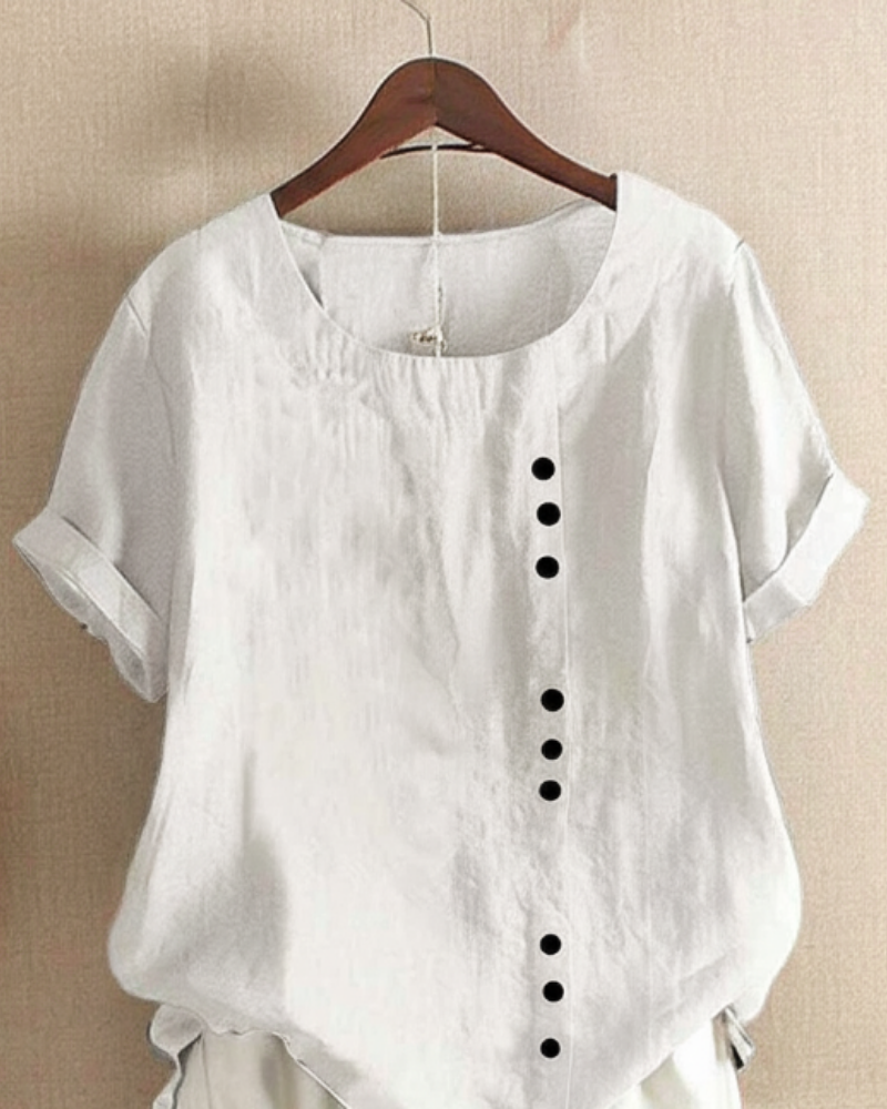 Faye - Airy Cotton Blouse