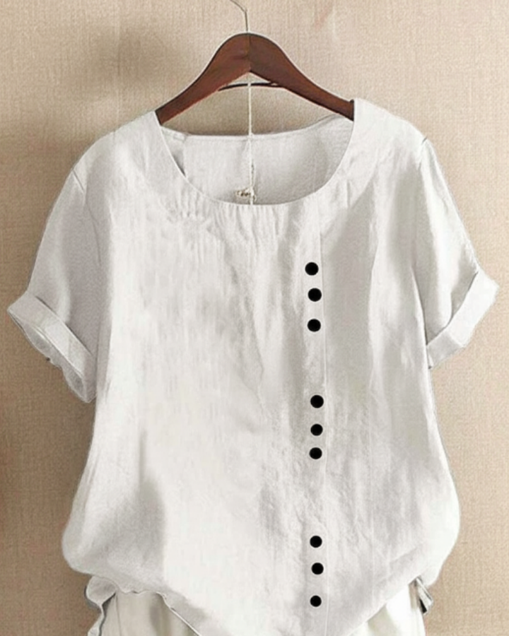 Faye - Airy Cotton Blouse