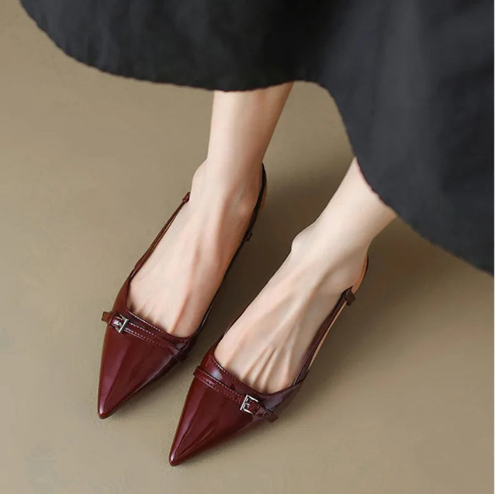 Alba - Sleek Satin Sandals