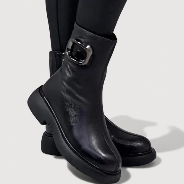Josie - Elegant Glossy Boots