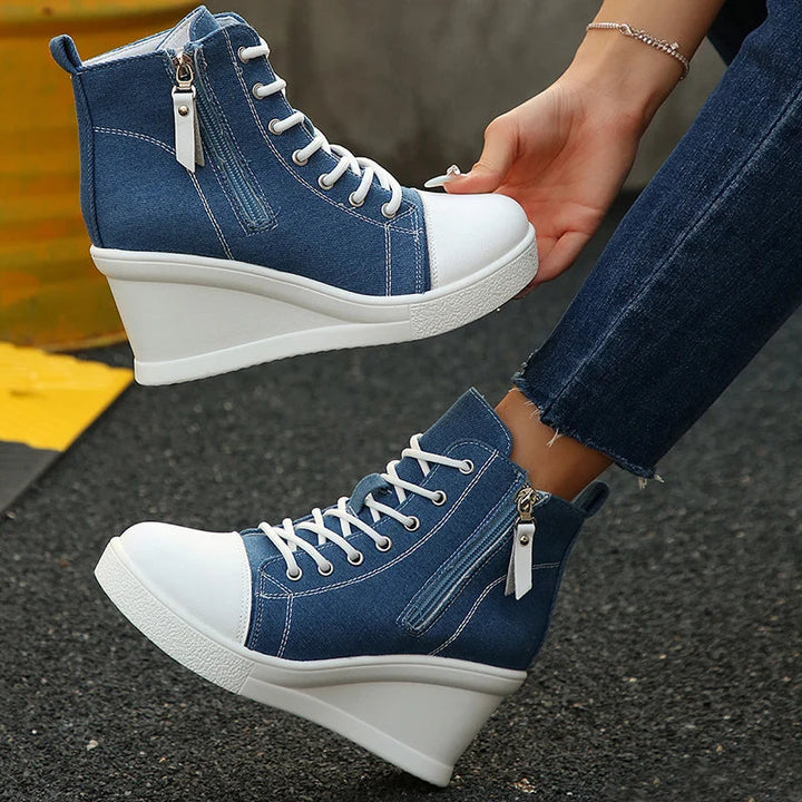 Penelope - Stylish Wedge Sneakers