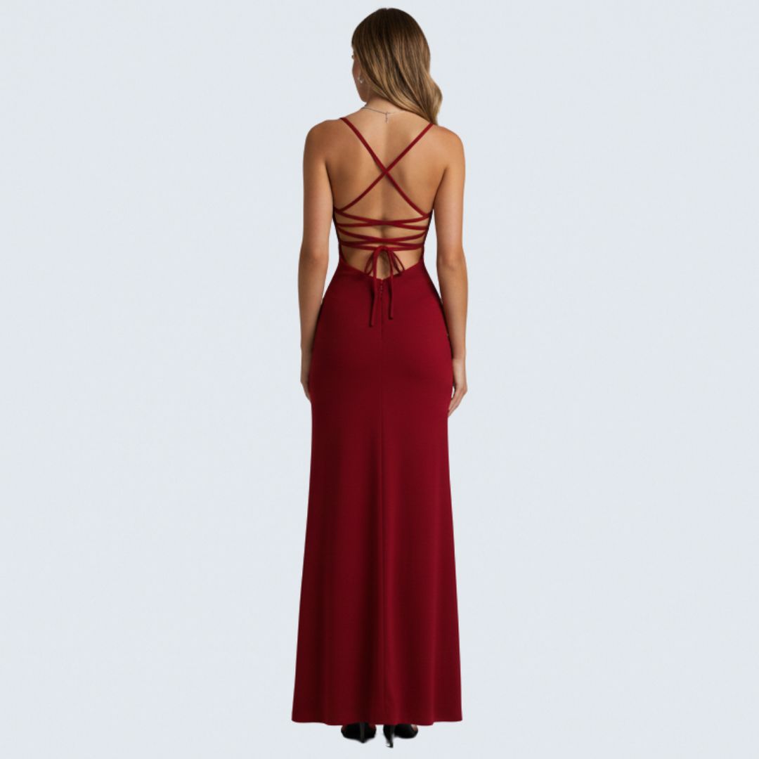 Quinn - Sleek Stretch Maxi Dress