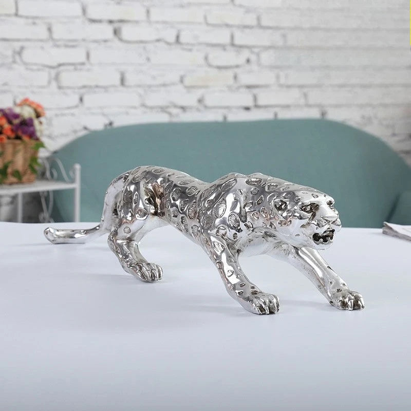 Otis - Glossy Panther Sculpture