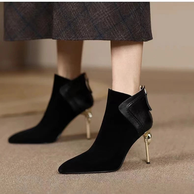 Nora - Elegant Suede Stiletto Boot