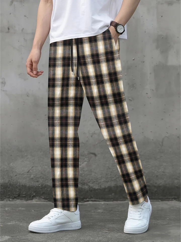 Raphael - Soft Plaid Pants