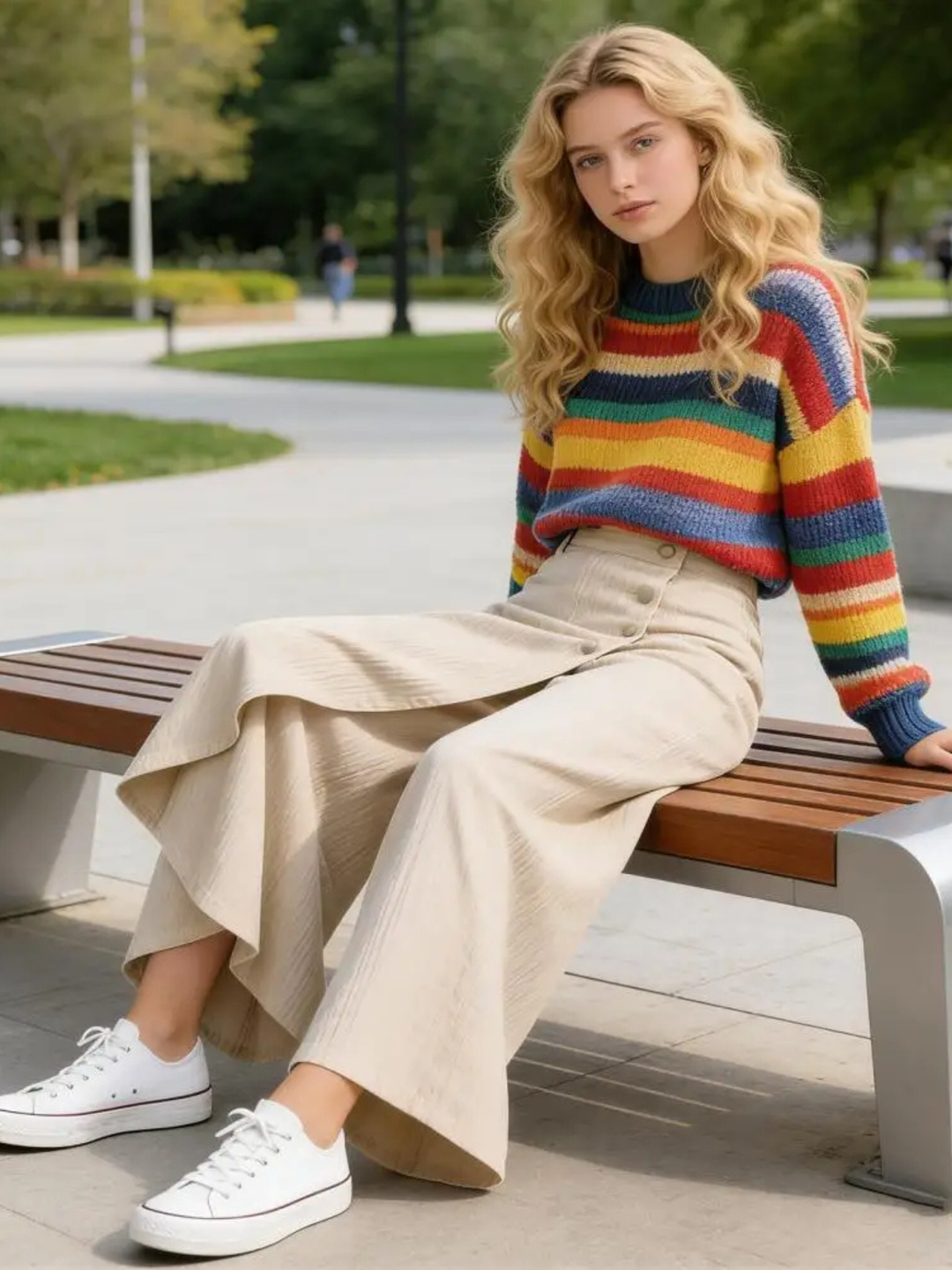 Ulani - Chic Denim Trousers