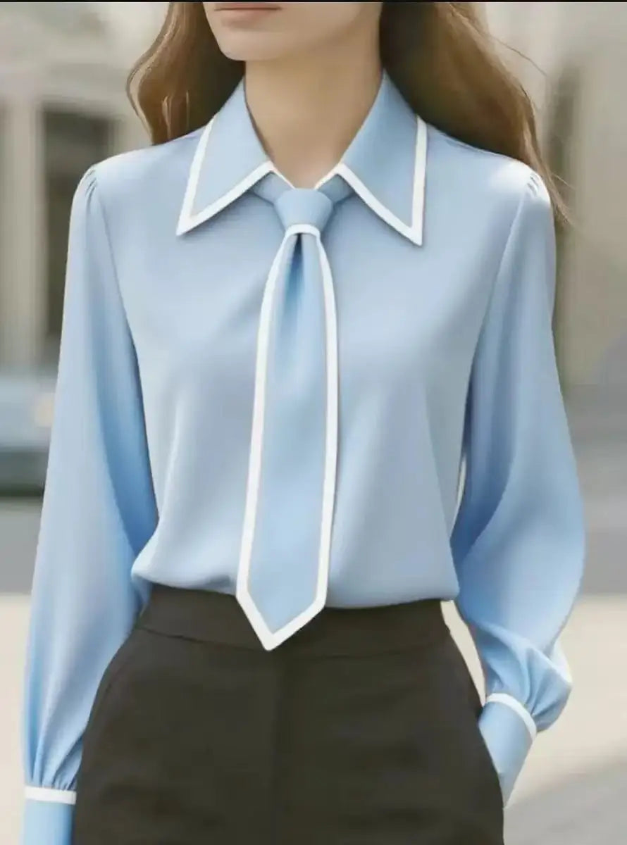 Inez - Chic Silk Blouse