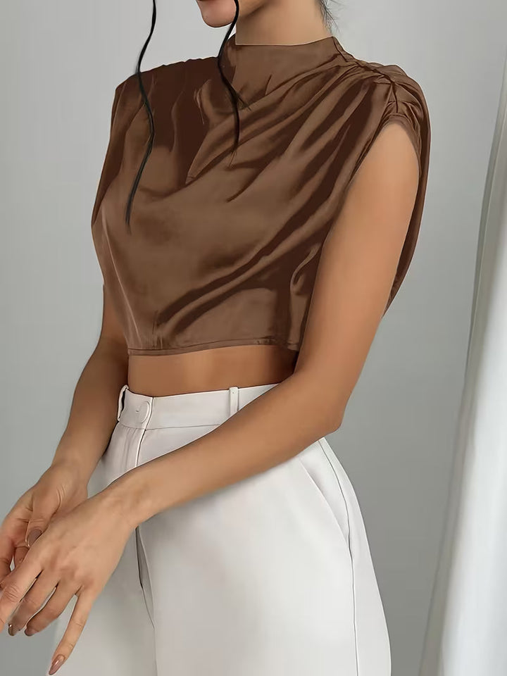 Pearl - Elegant Satin Blouse