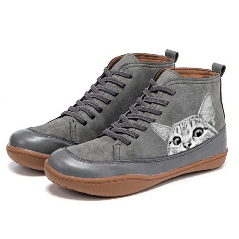 Xabrina - Chic High-Top Sneakers